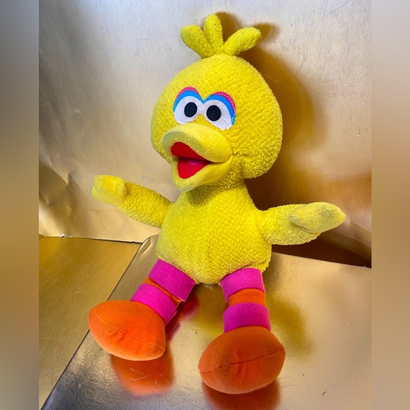 SESAME STREET VTG 1998 MY FIRST PAL BIG BIRD JIM HENSON MUPPET PLUSH TYCO 10” - Picture 3 of 12